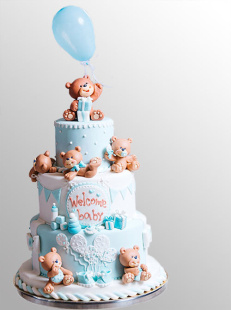 Дитячий торт для новонародженого Дитячий торт для новонародженого