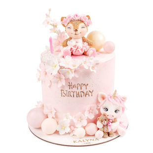 Дитячий торт для дівчинки Дитячий торт для дівчинки