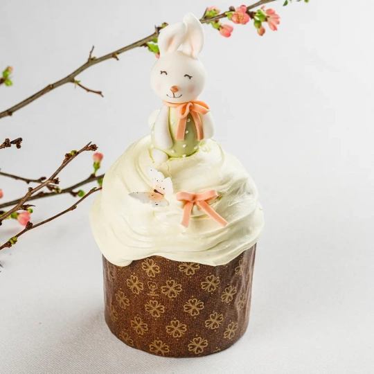 Детская пасхальная корзинка «Весенний зайчик»