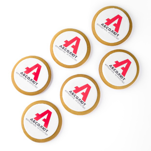 Брендовані медові пряники з логотипом