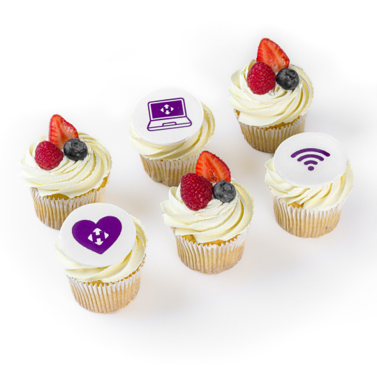 Капкейки з логотипом компанії Капкейки з логотипом компанії