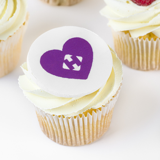 Капкейки з логотипом компанії Капкейки з логотипом компанії