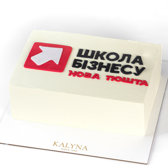 Торт під крем чізом з логотипом компанії Торт під крем чізом з логотипом компанії