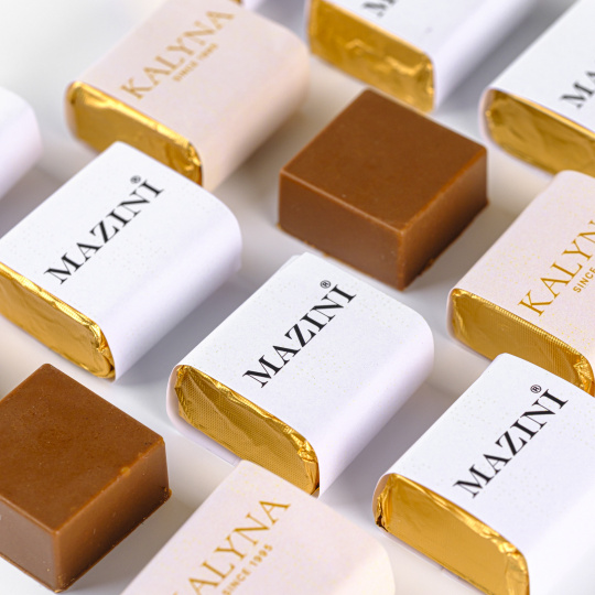 Шоколадні цукерки з логотипом компанії Шоколадні цукерки з логотипом компанії