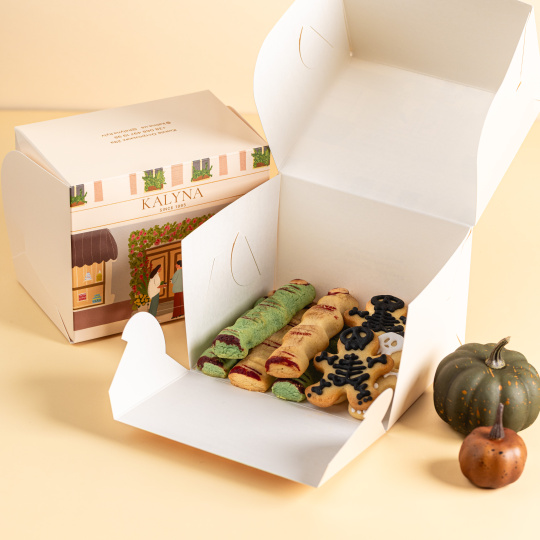 Маленький набір печива  "Пальці відьми та скелетони" Маленький набір печива  "Пальці відьми та скелетони"