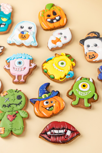 Набір Хелловінських медових пряників Набір Хелловінських медових пряників