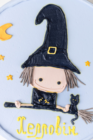 Бенто торт «Відьмочка» Бенто торт «Відьмочка»