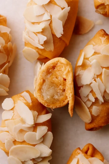 Набор постных рогаликов с яблоком