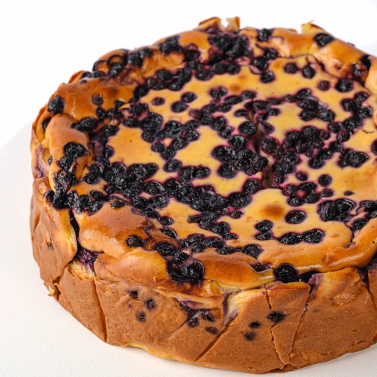 Чизкейк с черникой