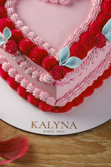 Торт «Кремовое сердце»