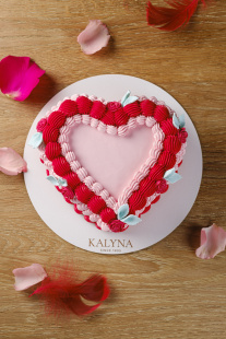 Торт «Кремовое сердце»