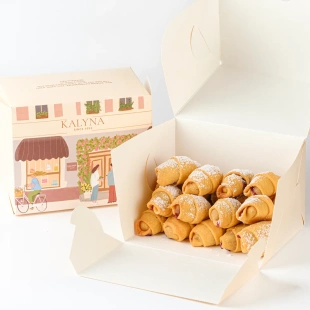 Набор постных вишневых рогаликов