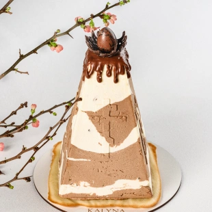 Сырно-шоколадная пасхальная кулич «Домашняя»