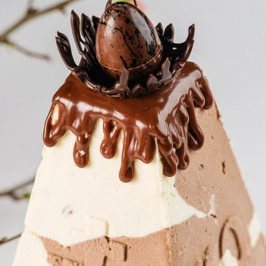 Сырно-шоколадная пасхальная кулич «Домашняя»