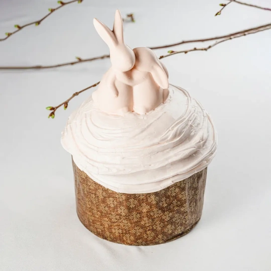 Пасхальный кулич «Пасхальные зайчики»