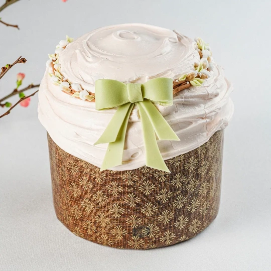 Пасхальный кулич «Весенний венок»