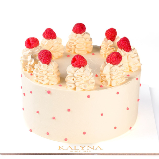 Медовик з малиною Медовик з малиною