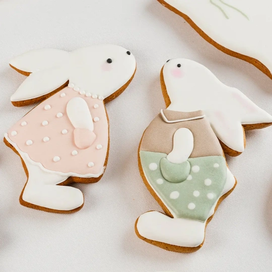 Медовые детские пряники «Зайчики»