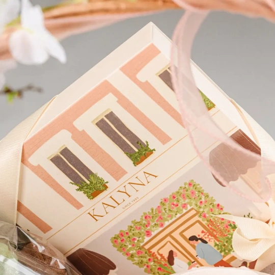 Праздничная пасхальная корзина KALYNA